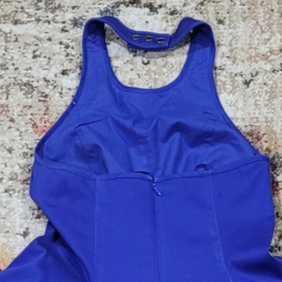 Jessica Simpson Halter/Flare Blue Dress US2 - Picture 4 of 8